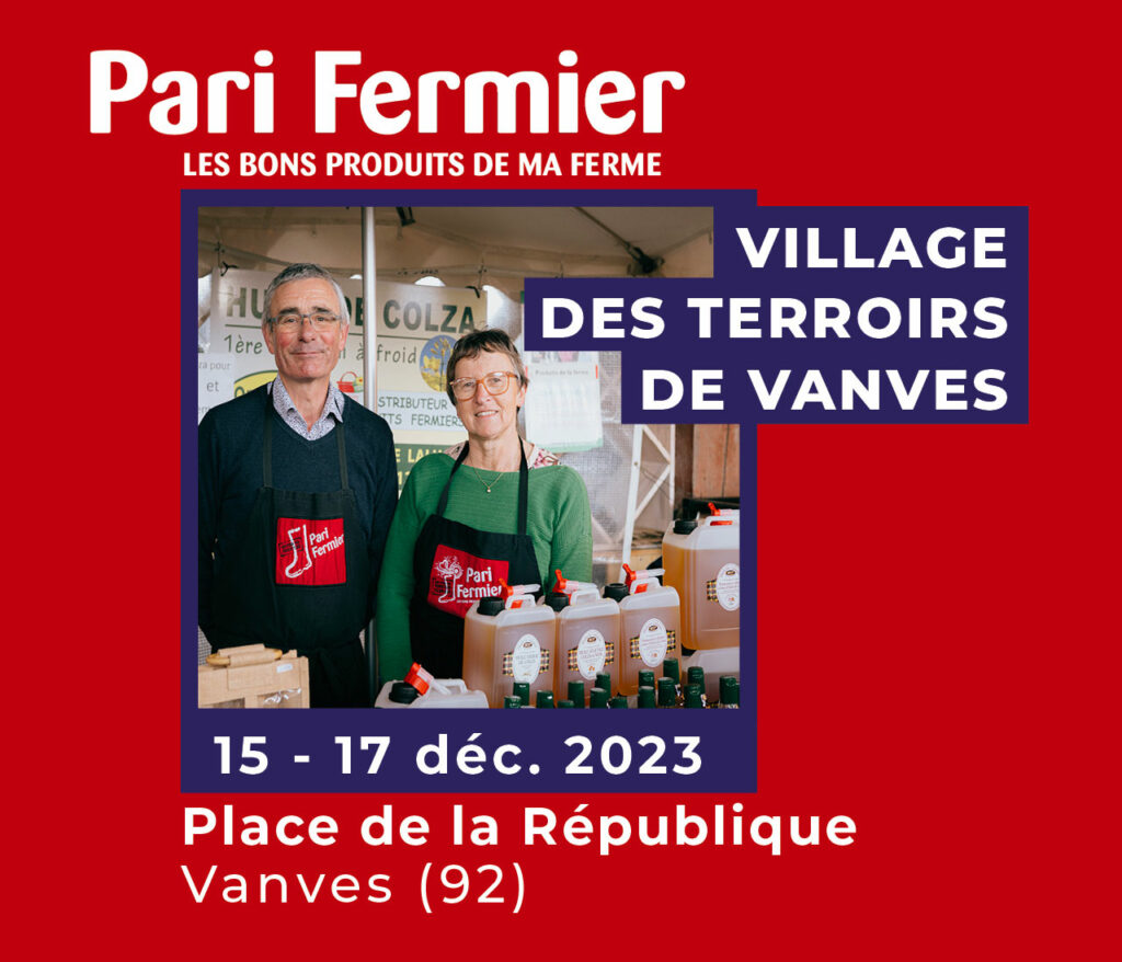 Marché de Noël Pari Fermier à Vanves du 15 au 17 décembre 2023